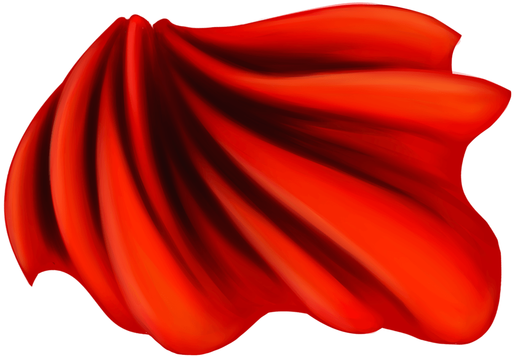 Red cape clipart.