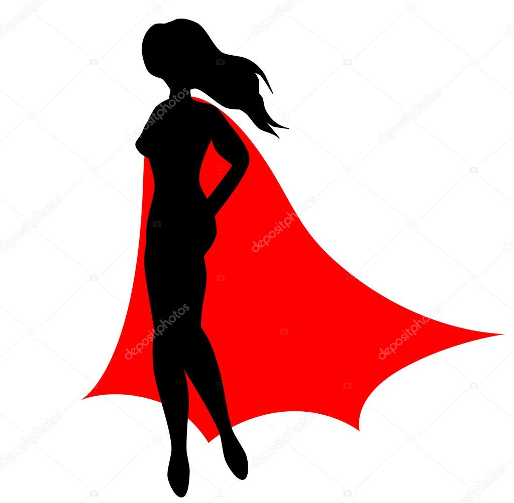 cape clipart superwoman