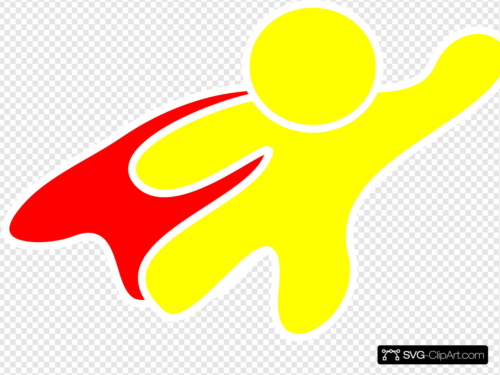 Super Hero Red Cape Clip art, Icon and SVG