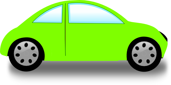 Soft green car.