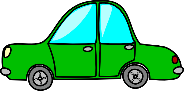 Green Car clip art