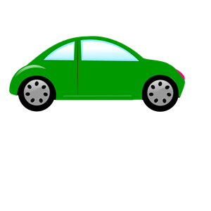 Green car clipart.