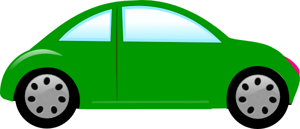 Green car clip.