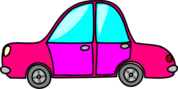 Pink car clip.