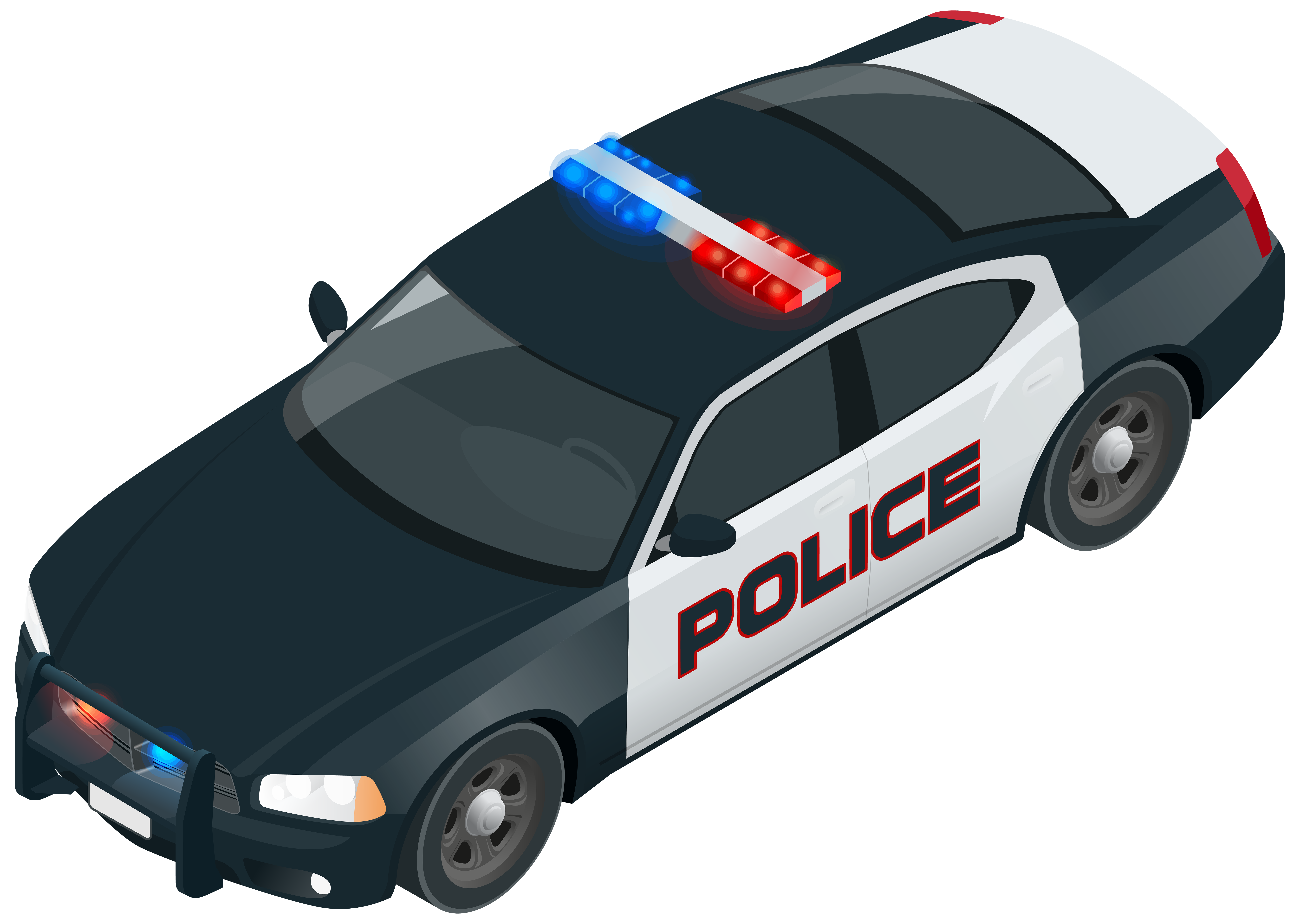 Police car png.