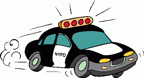 Free police car.