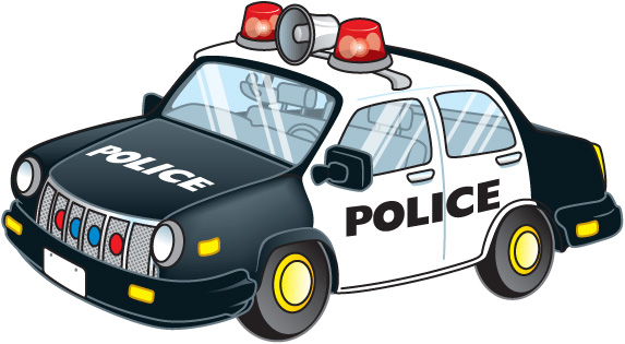Free police car.