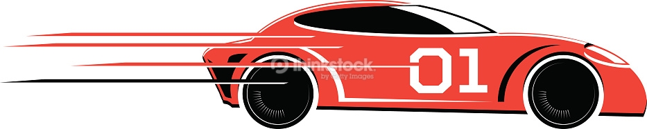 Speeding Car Clipart