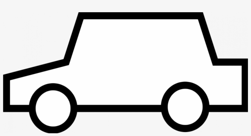 Simple Car Icon Vector Graphics