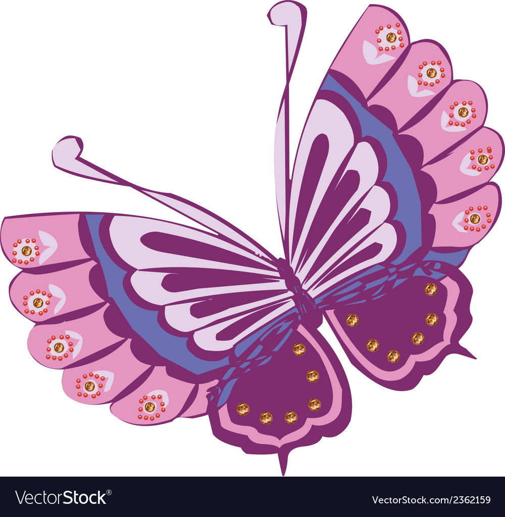 Butterfly Cartoon Clipart Design