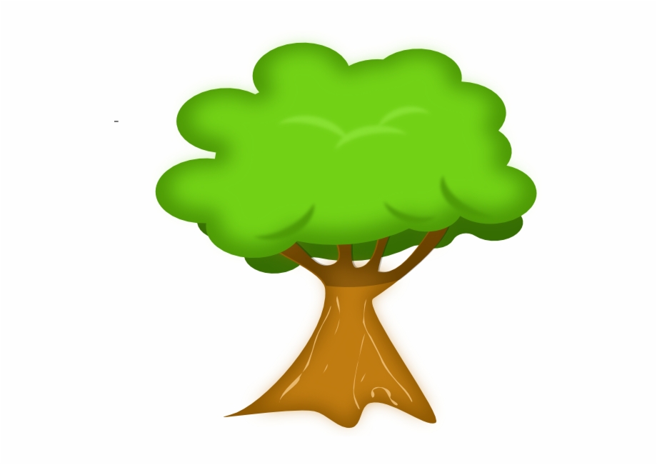 Animated trees clipart.