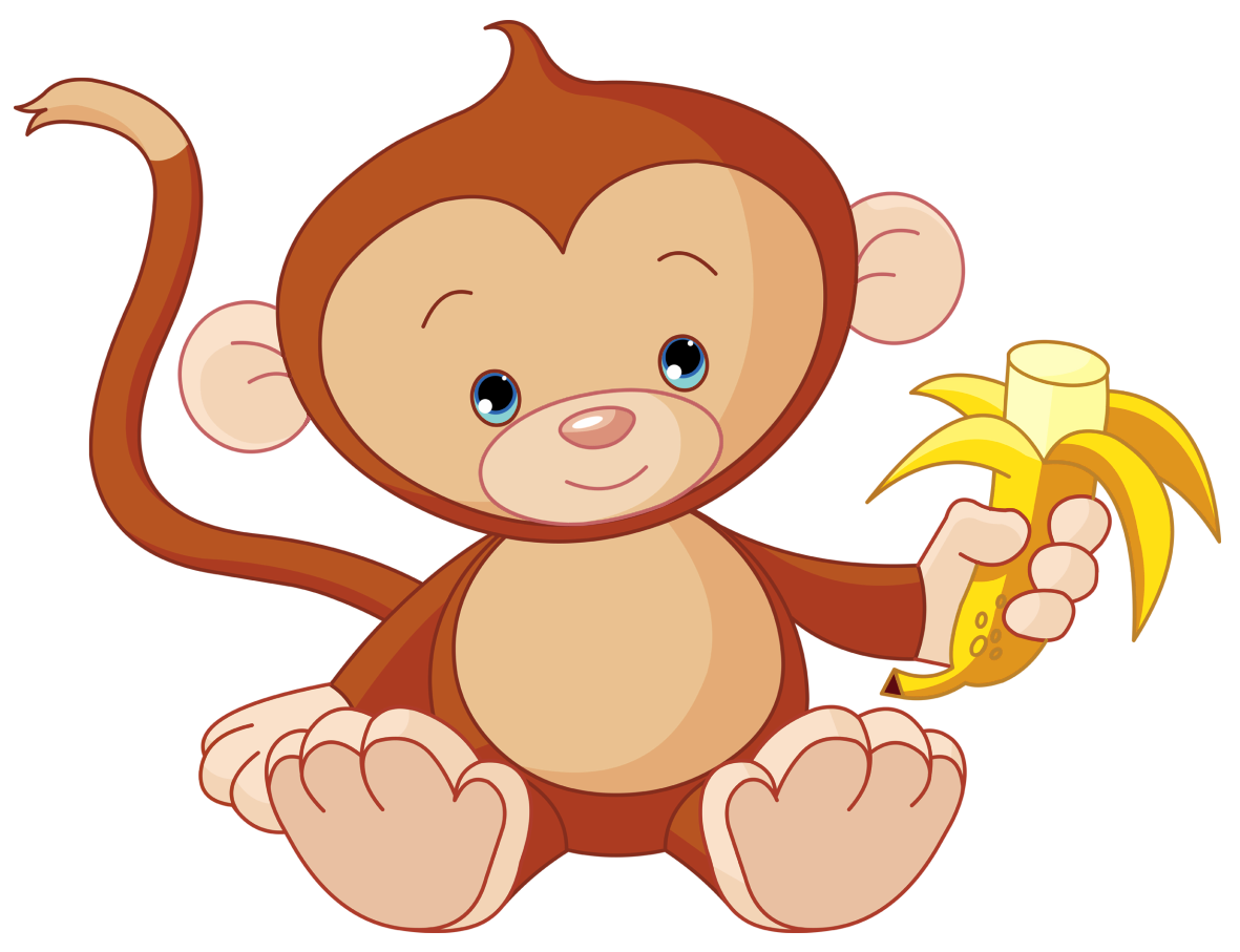 cartoon monkey clipart chimpanzee