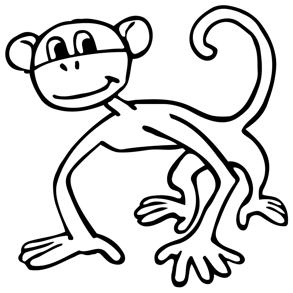 Free monkey cartoon.