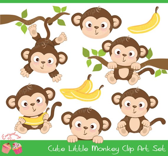 cartoon monkey clipart drawing
