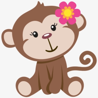 Monkey Clipart Baby Girl