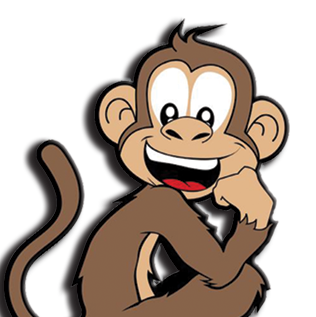 Monkey cartoon clipart.