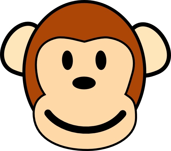 Happy monkey clip.