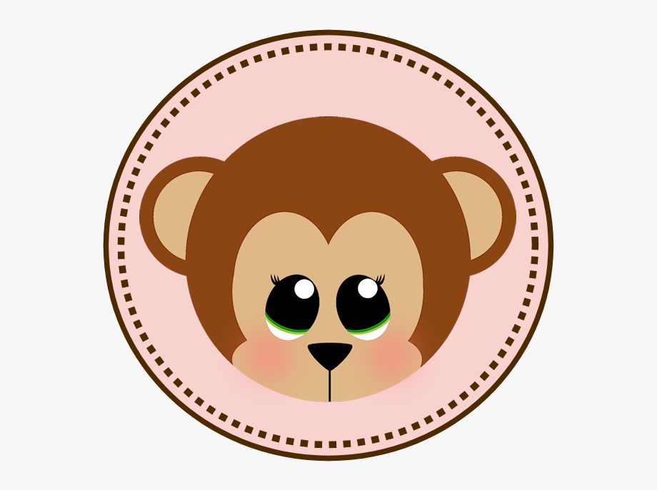 cartoon monkey clipart icon