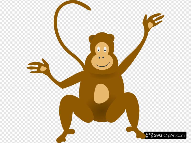 Monkey clip art.