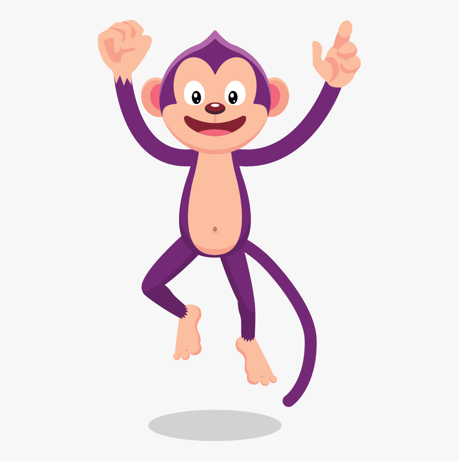 Monkey Jump Clipart , Png Download