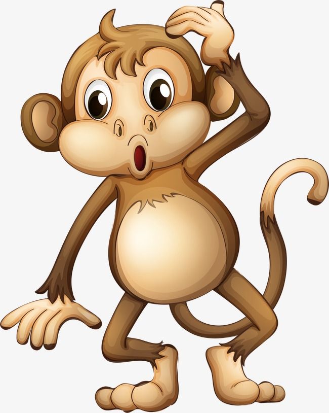 Cartoon Monkey, Monkey Clipart, Cartoon Clipart, Cartoon PNG
