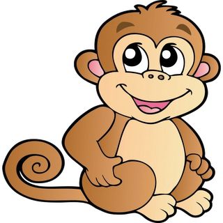 cartoon monkey clipart printable