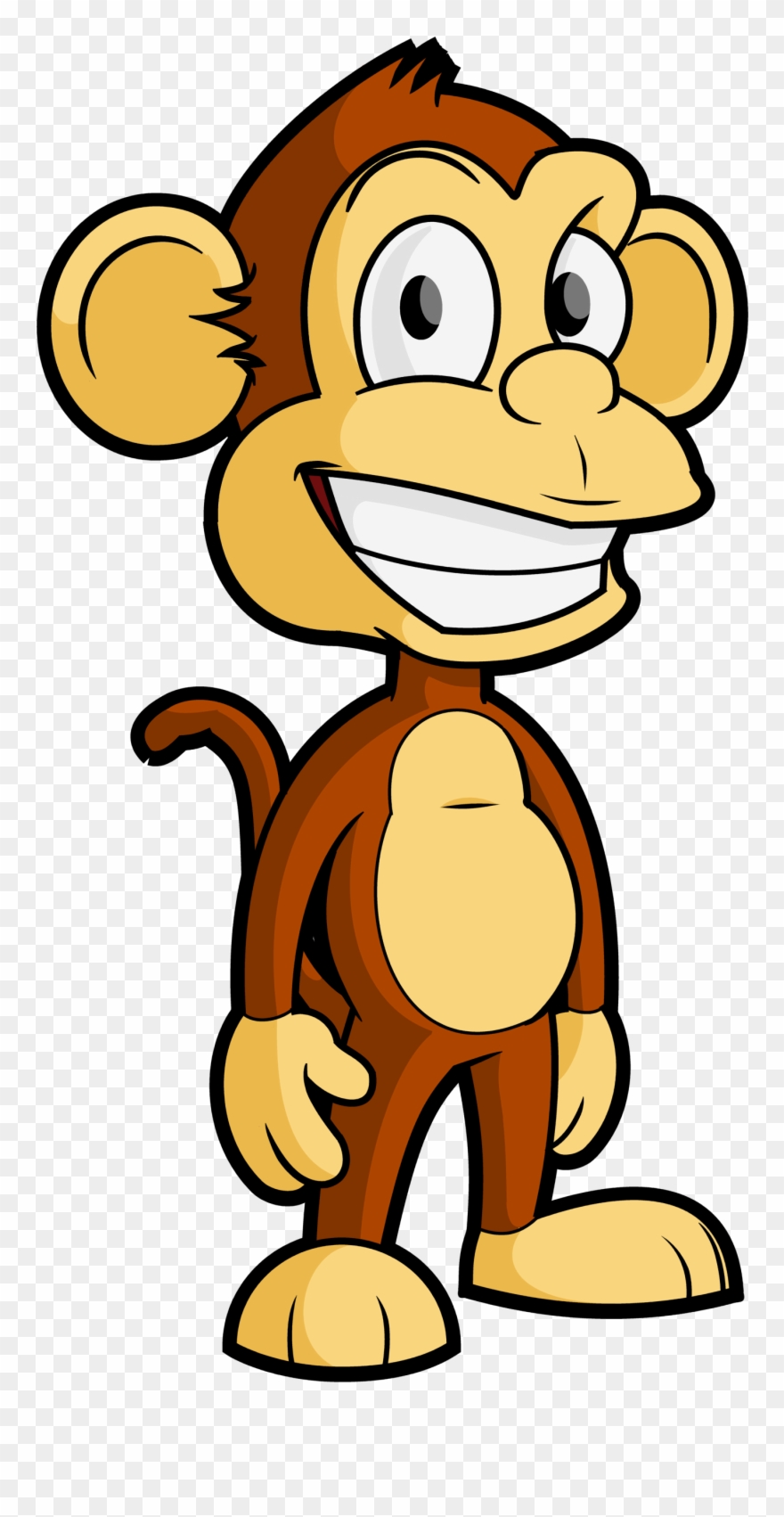 Free Cartoon Monkey Vector Clip Art