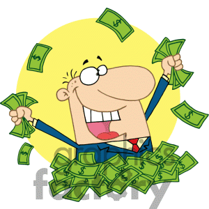 cash clipart animated