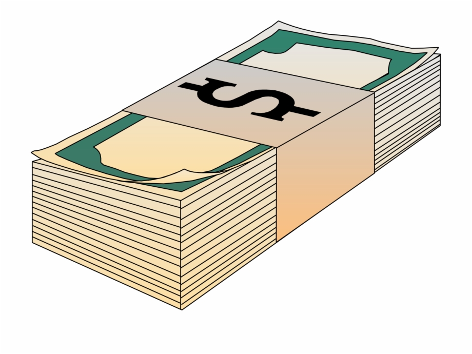 Stack money clipart.