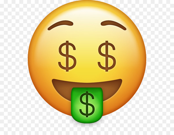 Emoji money bag.