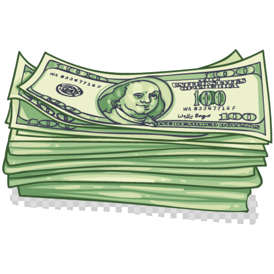 Cash Money Green Transparent Image Clipart Free Png