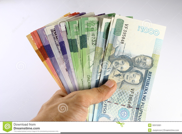 Philippine peso clipart.