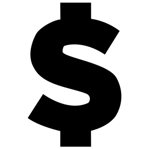 Simple money symbol.