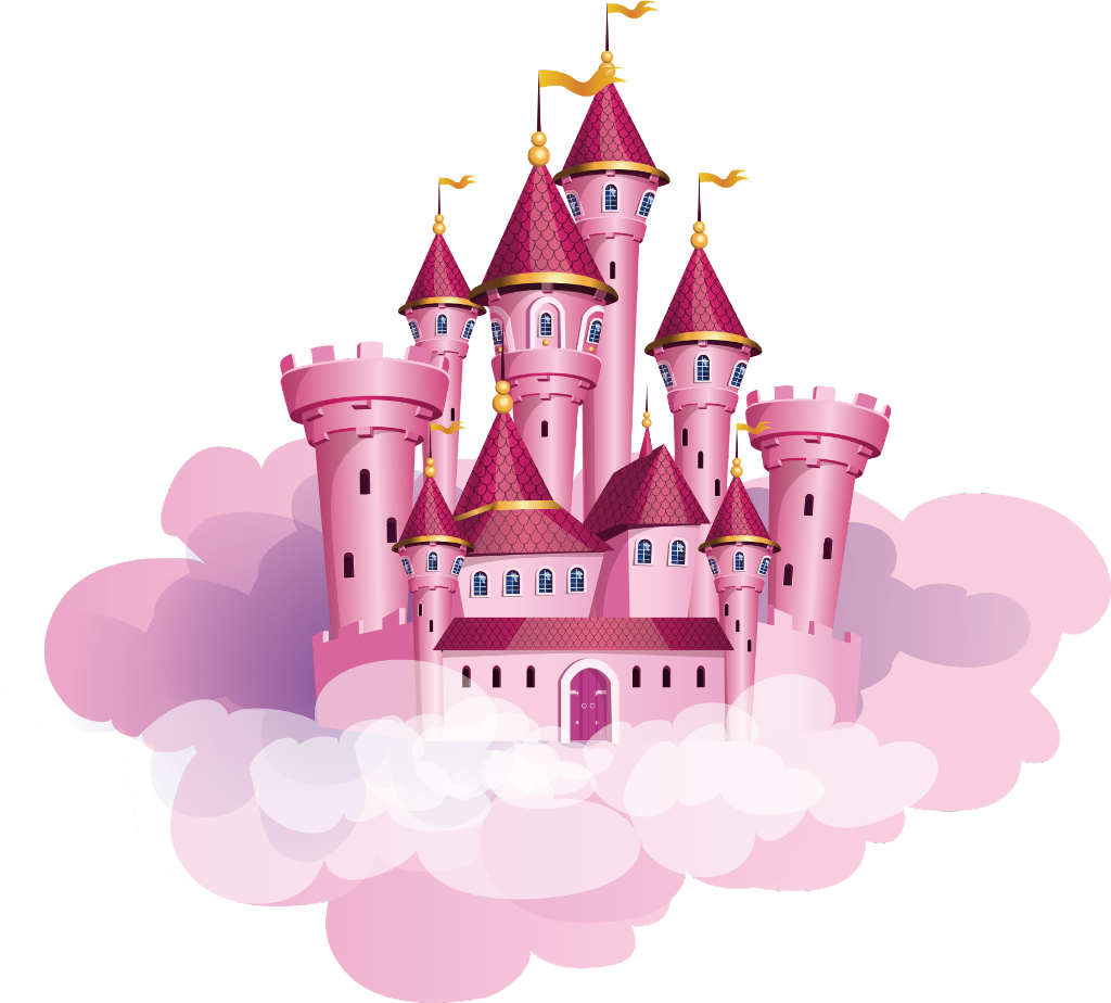 Castle fairytale cloud.
