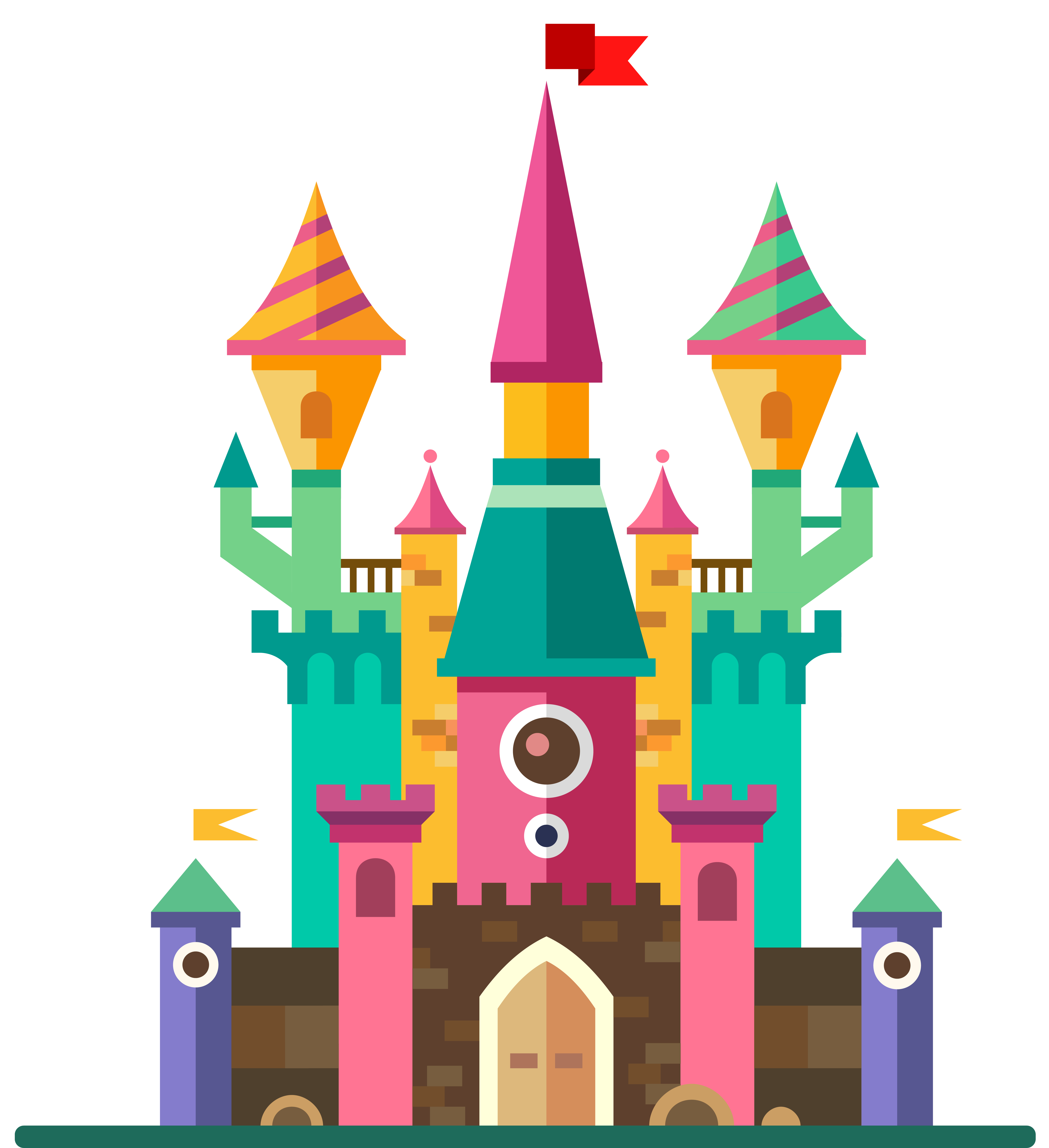 Cute castle png.