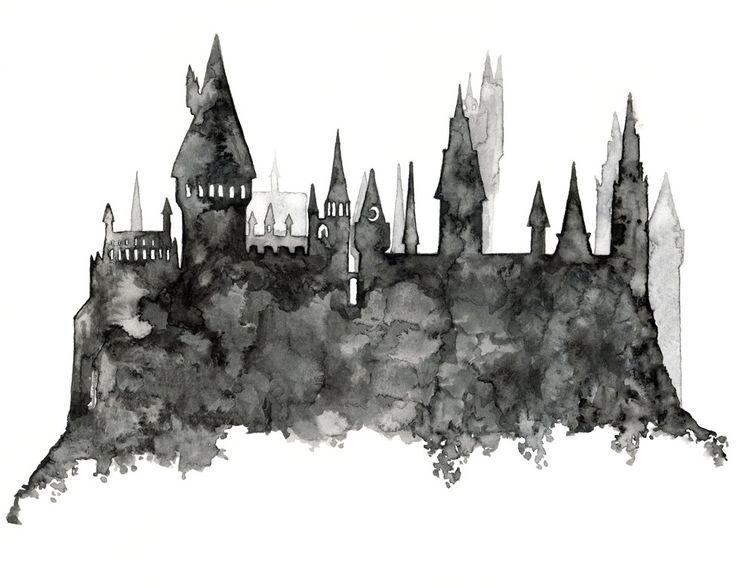 Hogwarts castle clipart.