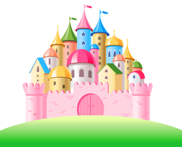 Cinderella castle pink.