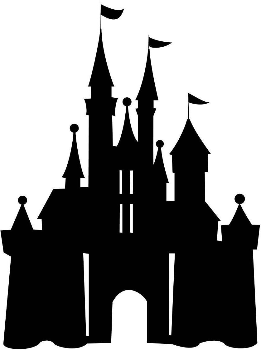 Castle clipart silhouette.