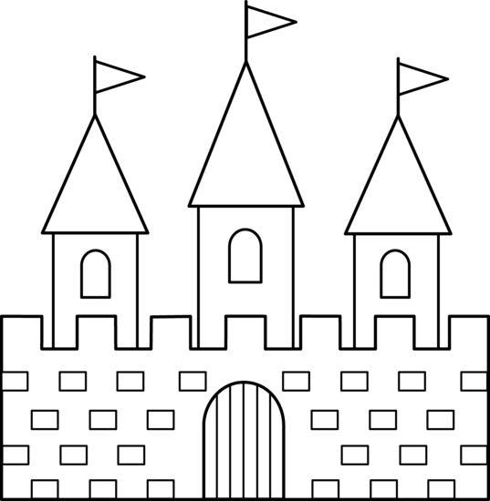 Free castle outline.