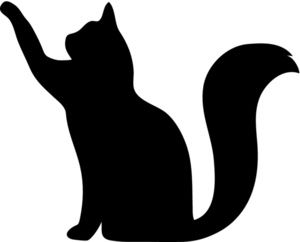 Free Cat Silhouette Clip Art Image
