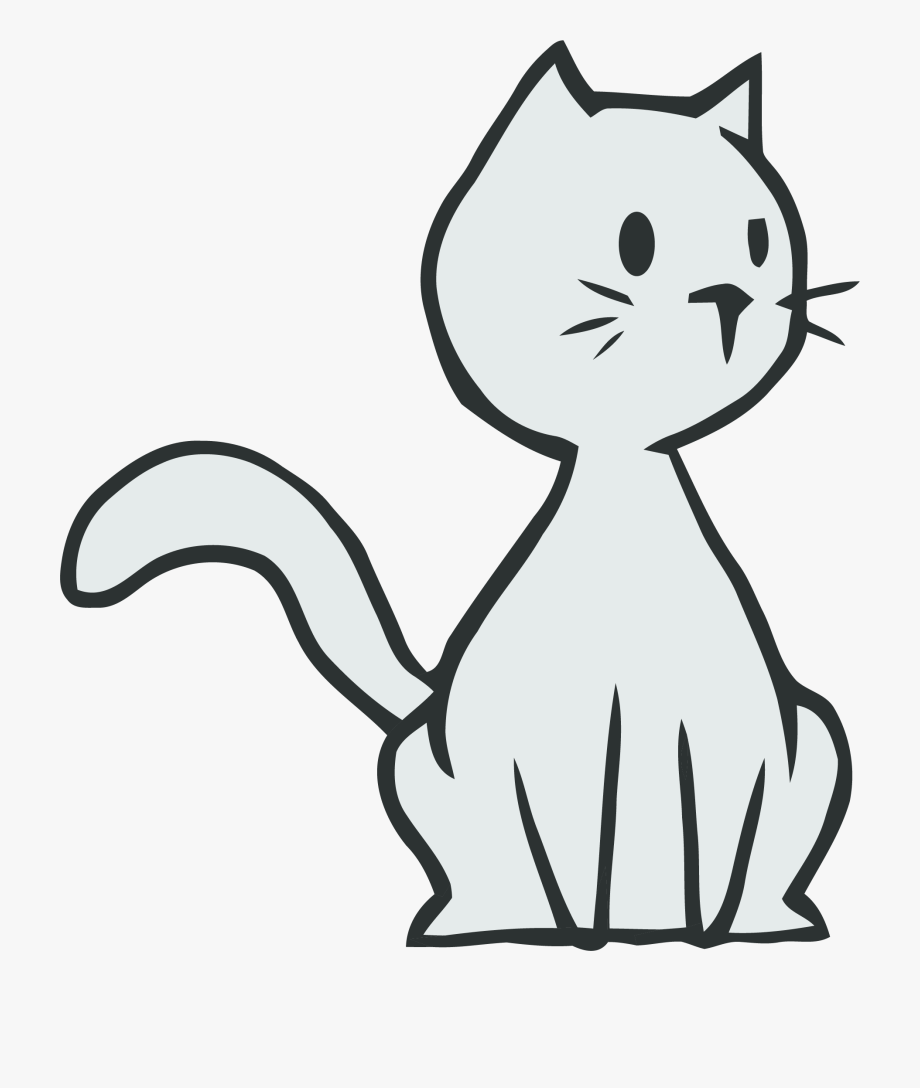Thinking Cat Clipart Png