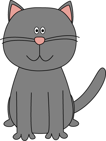 Gray cat clip.
