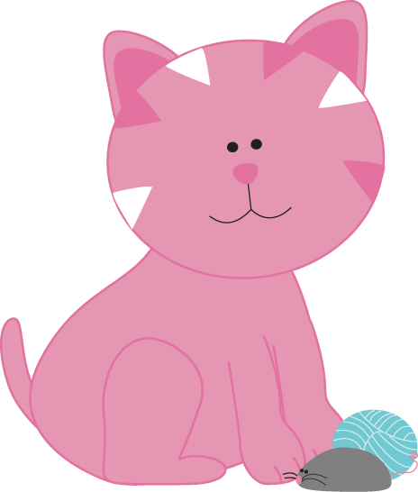 Free Pink Cat Cliparts, Download Free Clip Art, Free Clip