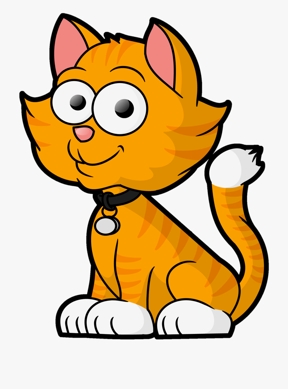 Free Cartoon Cat Vector Clip Art