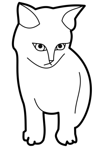 Cat clip art.