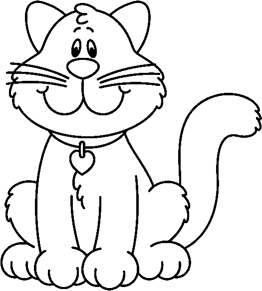 Cat black and white cat clipart black and white free clip