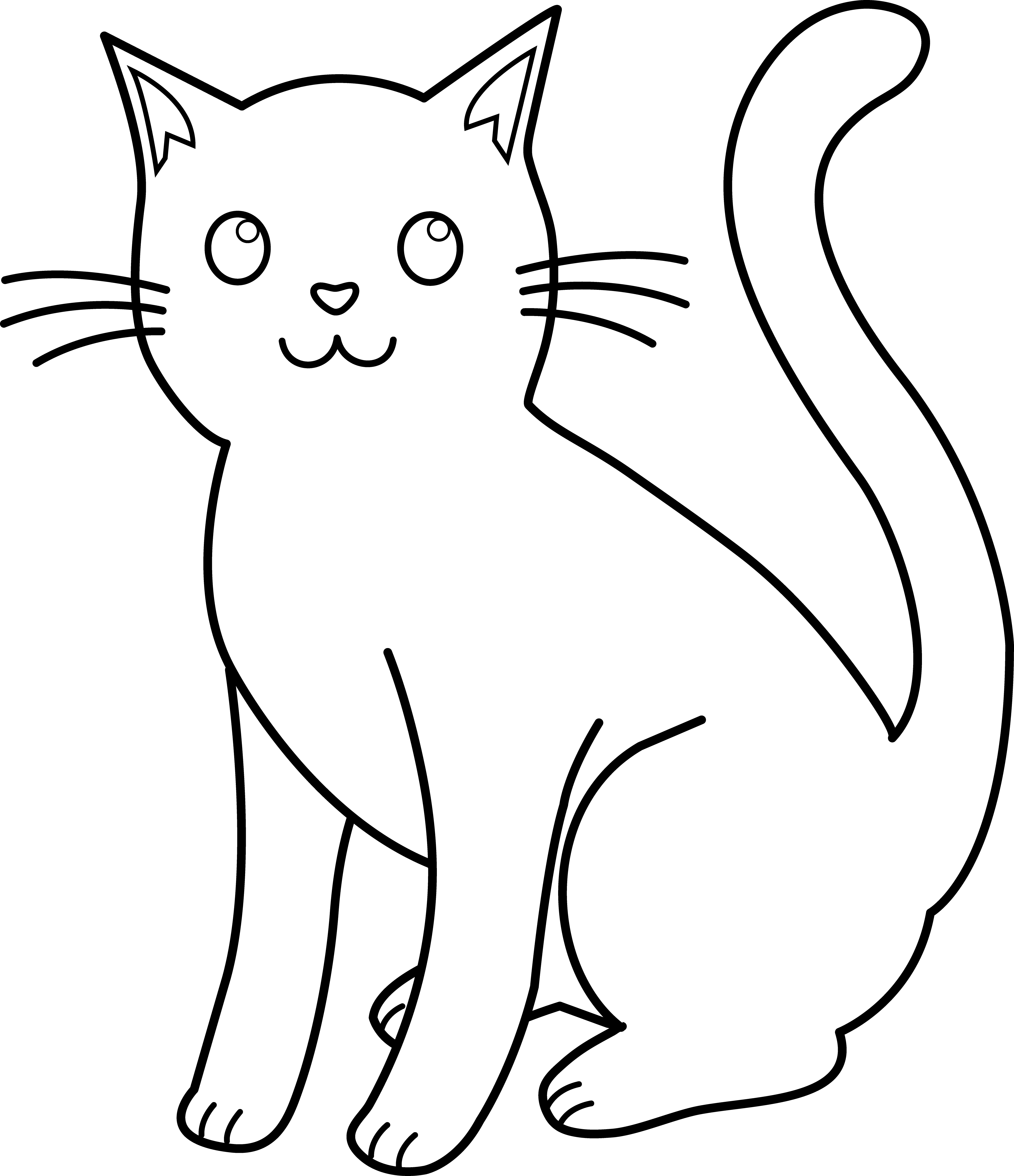 Free Simple Cat Cliparts, Download Free Clip Art, Free Clip
