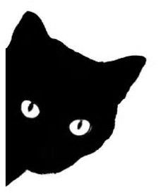 Image result for Cat Face Silhouette Clip Art
