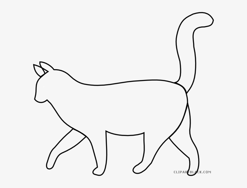 Cat Outline Clipart