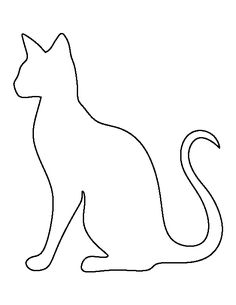 Cat clipart template, Cat template Transparent FREE for